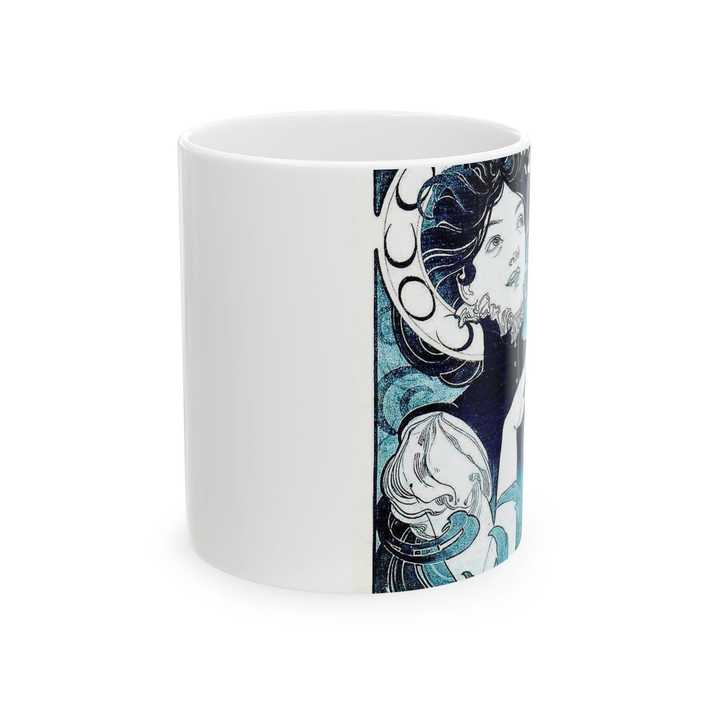 Cocorico 1 du 31 décembre 1898 - Alfons Mucha Beautiful Novelty Ceramic Coffee Mug 11oz