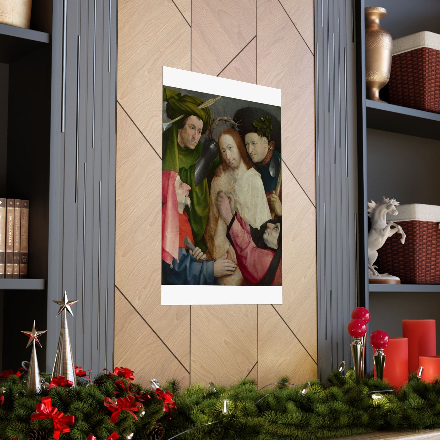 Hieronymus Bosch - Christ Mocked (The Crowning with Thorns) - Google Art Project High Quality Matte Wall Art Poster for Home, Office, Classroom