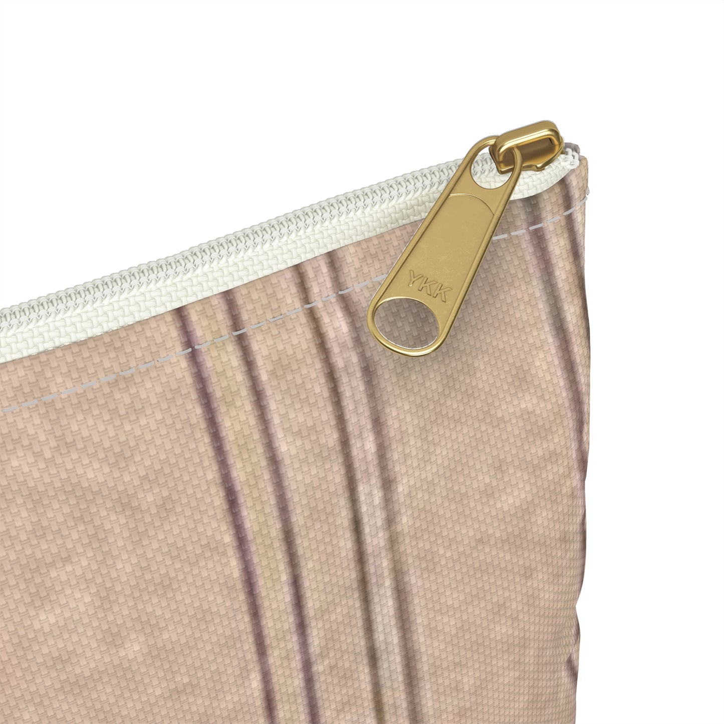 "Jupe de mousseline de soie marine" -Muslin skirt of marine silk- from "Journal des Dames et des Modes” Jupe de mousseline de soie marine, du Journal des dames et des modes (48301609911) Large Organizer Pouch with Black Zipper