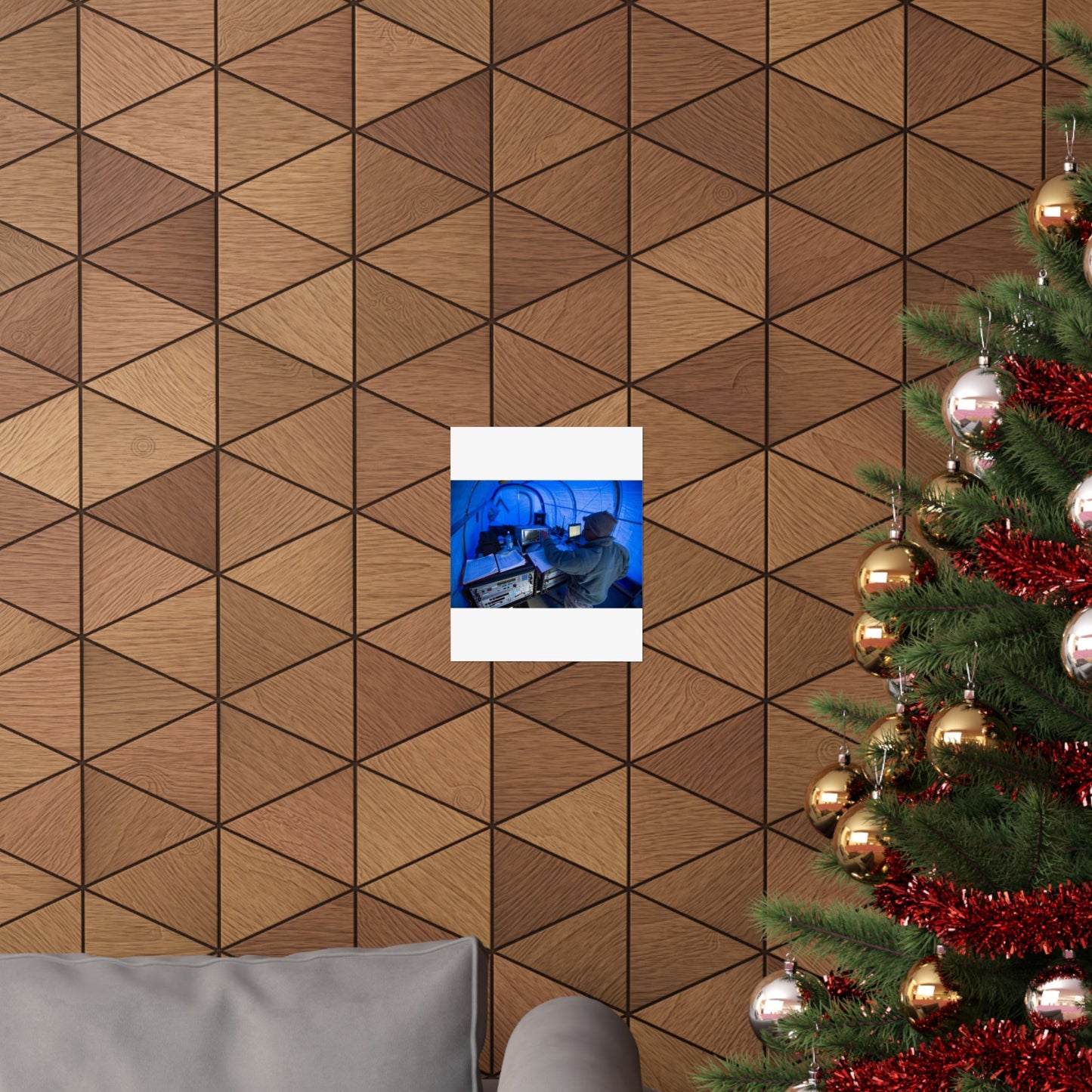 U.S. Air Force Staff Sgt. Titus Poulose of the 263rd High Quality Matte Wall Art Poster for Home, Office, Classroom