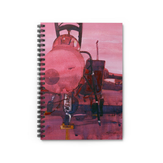 Artwork:"Eagle"Artist:  Philip P. Renaud (CI) Spiral Bound Ruled Notebook with Printed Cover