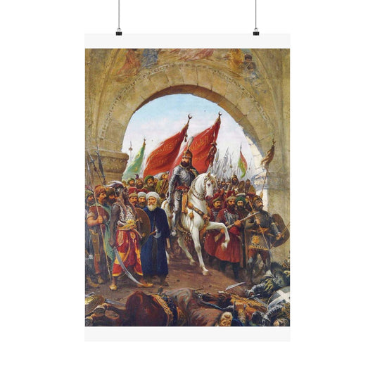 Zonaro GatesofConst - Public domain scan of drawing High Quality Matte Wall Art Poster for Home, Office, Classroom