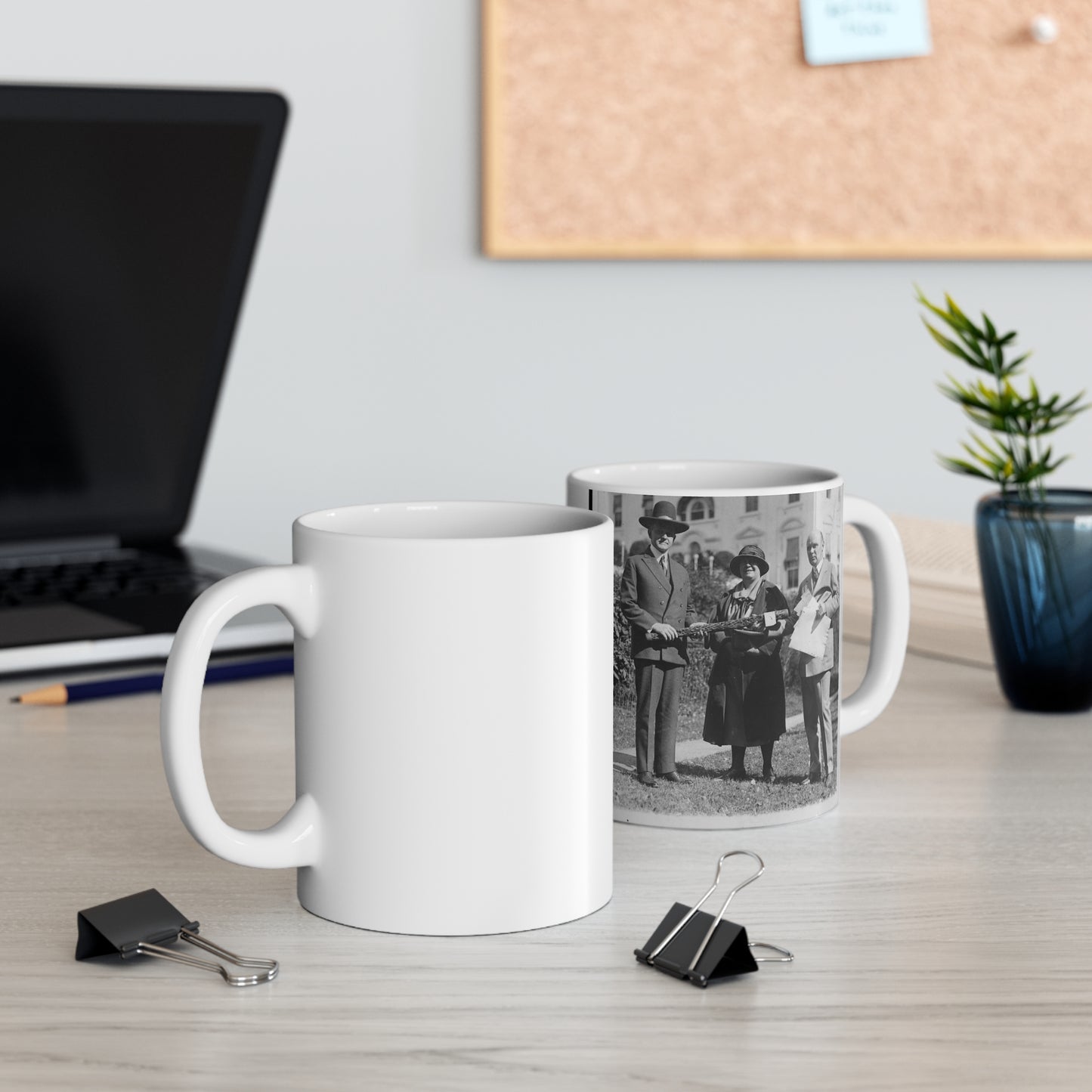 Mr. Coolidge becomes an honorary member of the Smoki [i.e., Hopi] tribe of Arizona--Miss Grace M. Sparks, Secty. of the Chamber of Commerce of Prescott, Ariz. and H.M. Watkins, Secty. of the Chamber of Phoenix Beautiful Novelty Ceramic Coffee Mug 11oz