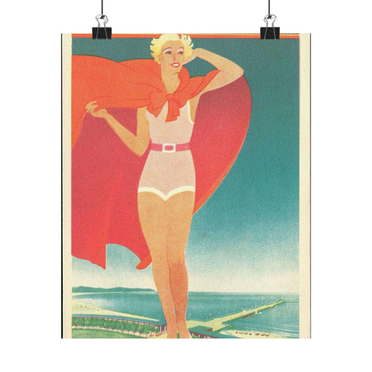 Jupp Wiertz - Zoppot, das Weltbad an der Ostsee High Quality Matte Wall Art Poster for Home, Office, Classroom