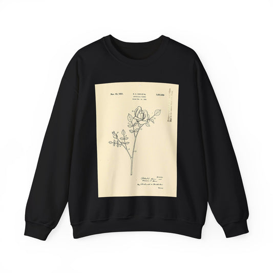 Patent Case File No. 1,831,559, Artificial Flower, Inventor(s)- Robert C. Ham and Marion T. Ham. - DPLA - 08745302078898b8870d70b04cb216a9 (page 5) Black Heavy Blend Adult Crew Neck SweatShirt