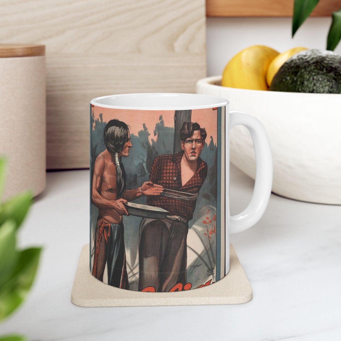 The way of the redman Blood of his fathers. Beautiful Novelty Ceramic Coffee Mug 11oz