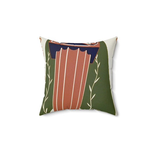 Ohio WPA paintings through March Decorative Accent Square Pillow