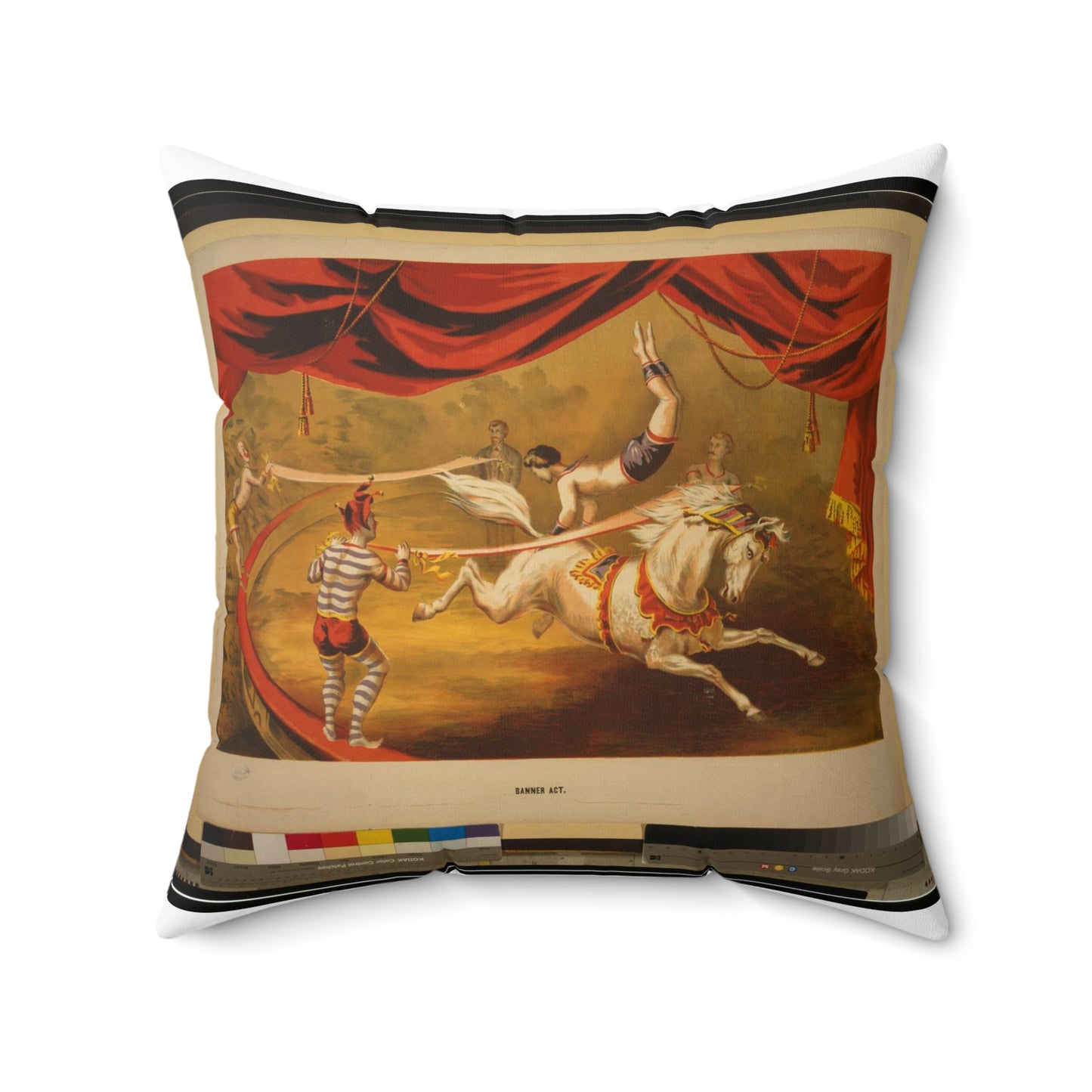 Banner act - Print, Library of Congress collection Decorative Accent Square Pillow