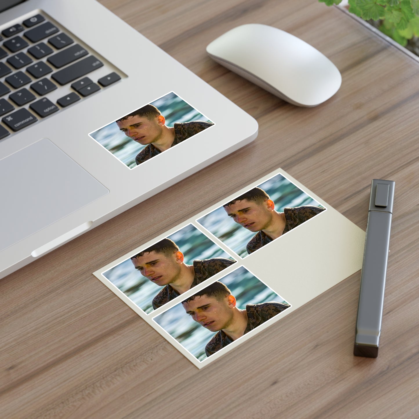 U.S. Marine Corps Lance Cpl. Kyle Lynch, 7th Engineer Laminated UV Protective Vinyl Stickers