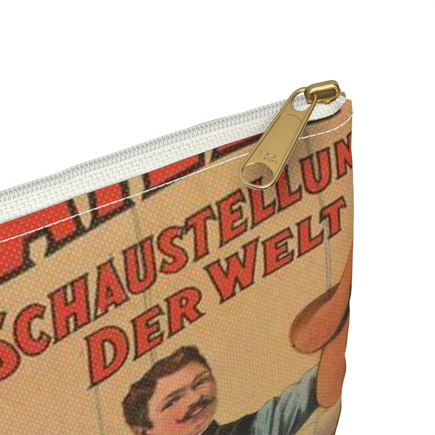 Die Barnum & Bailey groesste schaustellung der welt Reiter-wettrennen. Der Springende jockey.. Large Organizer Pouch with Black Zipper