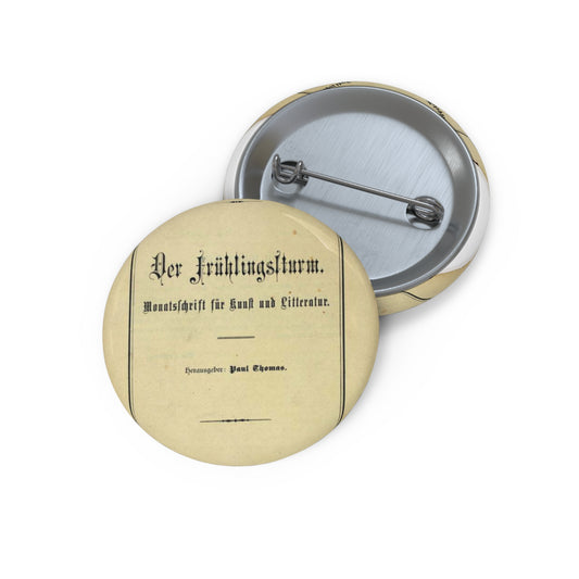 Fruhlingssturm 2 Pin Buttons with Crisp Design