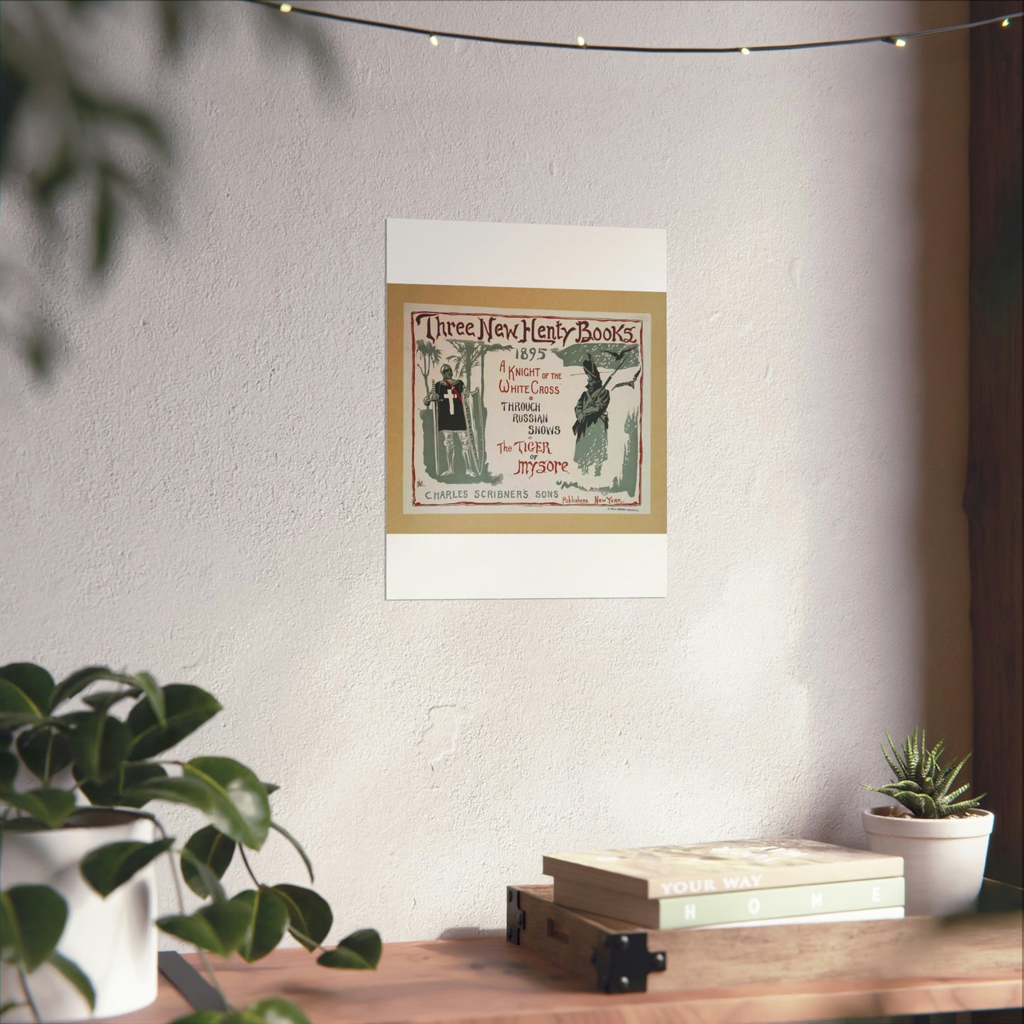 Three new Henty books., Art Nouveau Poster High Quality Matte Wall Art Poster for Home, Office, Classroom