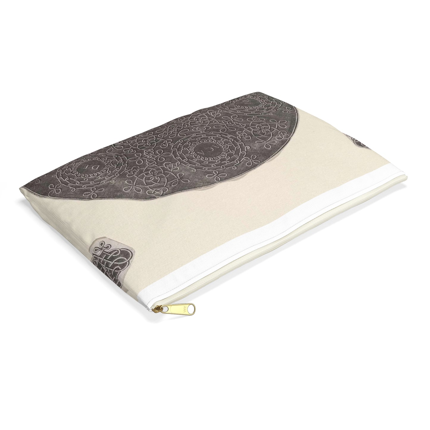 Leonardo da Vinci - Fourth Knot Large Organizer Pouch with Black Zipper