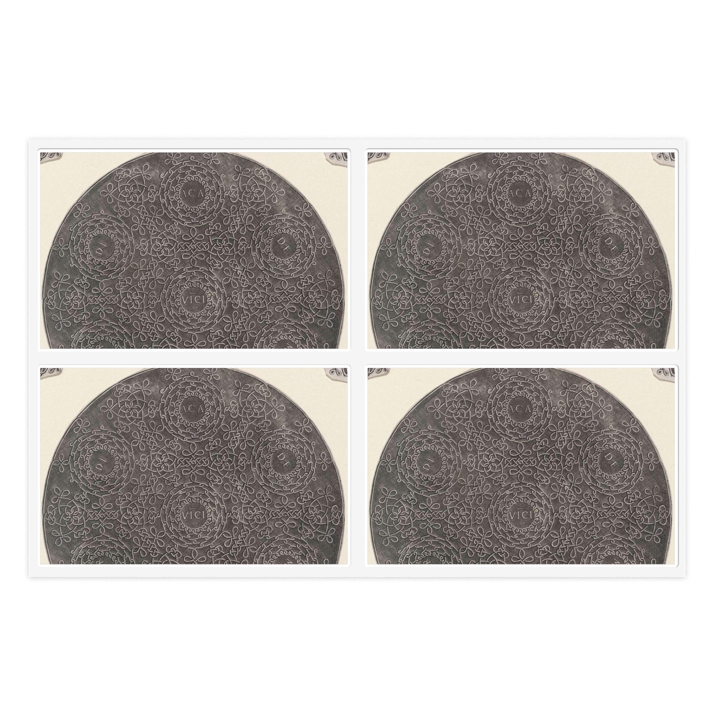 Leonardo da Vinci - Fourth Knot Laminated UV Protective Vinyl Stickers