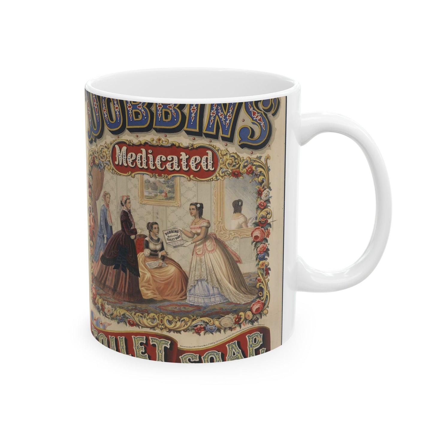 Dobbins' medicated toilet soap / LW ; J. Haehnlen, Philadelphia. Beautiful Novelty Ceramic Coffee Mug 11oz