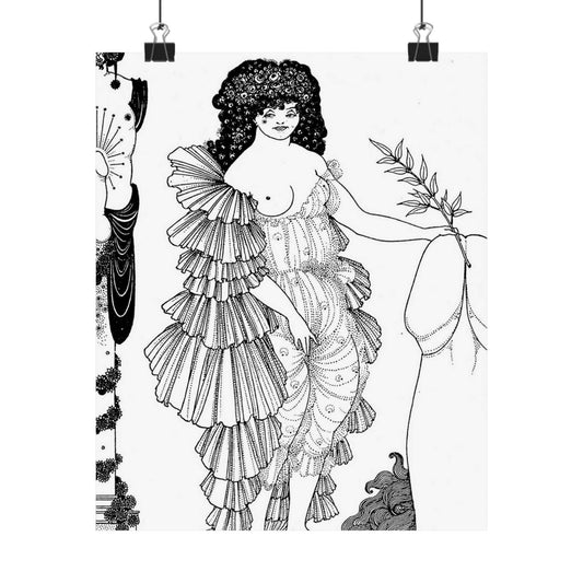 Lysistrata - Public domain botanical illustration High Quality Matte Wall Art Poster for Home, Office, Classroom
