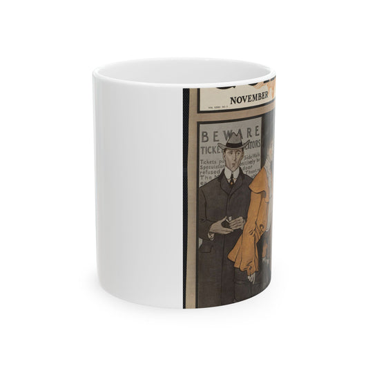 Edward Penfield - Collier's November 14, 1903 Beautiful Novelty Ceramic Coffee Mug 11oz