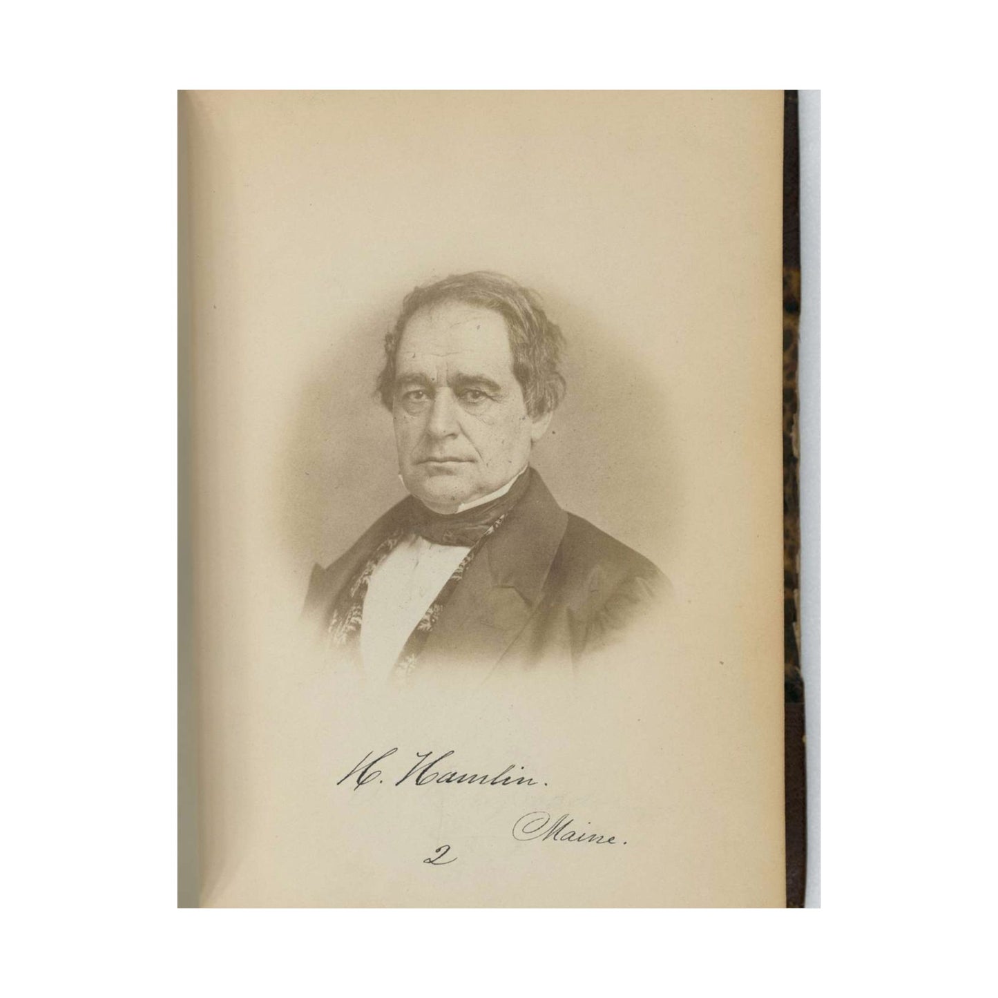 [Hannibal Hamlin, Senator from Maine, Thirty-fifth Congress, half-length portrait] High Quality Matte Wall Art Poster for Home, Office, Classroom