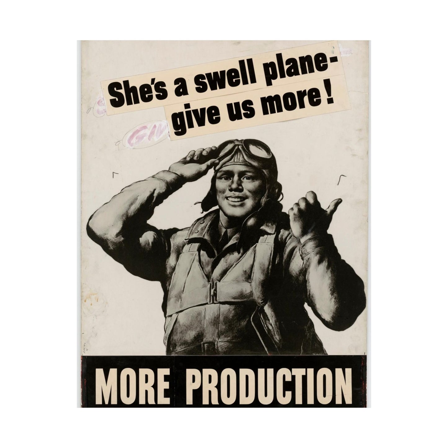 She's a swell plane - give us more!  MORE PRODUCTION [Riggs] High Quality Matte Wall Art Poster for Home, Office, Classroom