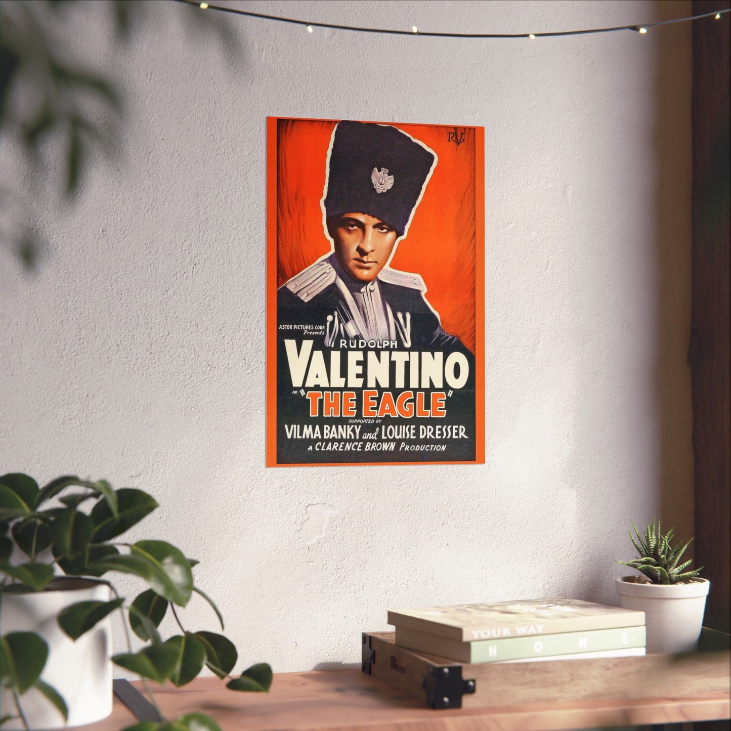 The-Eagle-1925-Rudolph-Valentino High Quality Matte Wall Art Poster for Home, Office, Classroom