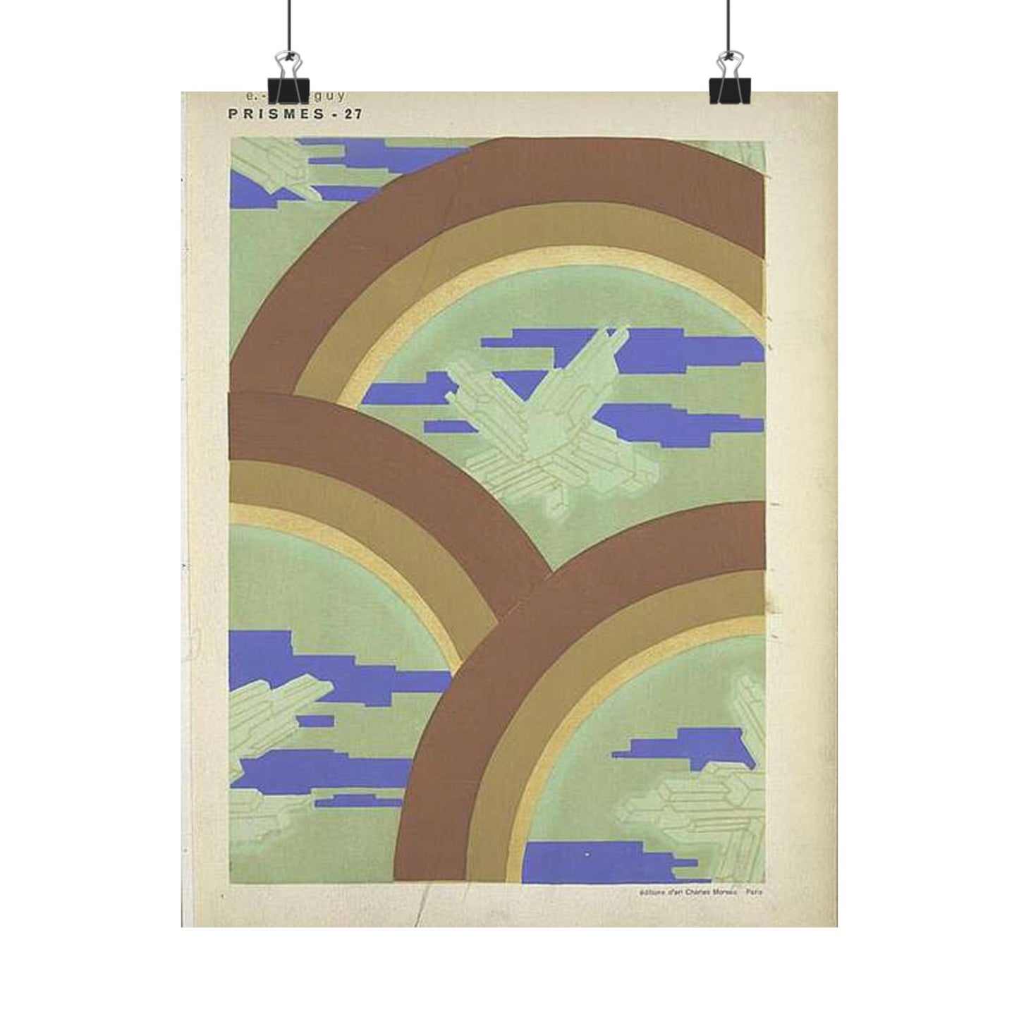 Prismes - EA Séguy - 1933 - page 29 High Quality Matte Wall Art Poster for Home, Office, Classroom