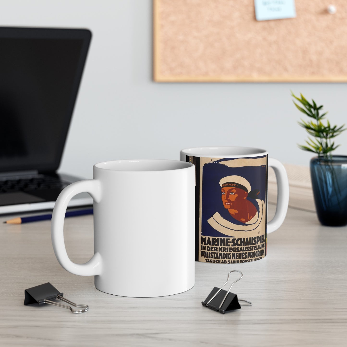 Marine-schauspiel in der Kriegsausstellung ... / Griessler. Beautiful Novelty Ceramic Coffee Mug 11oz