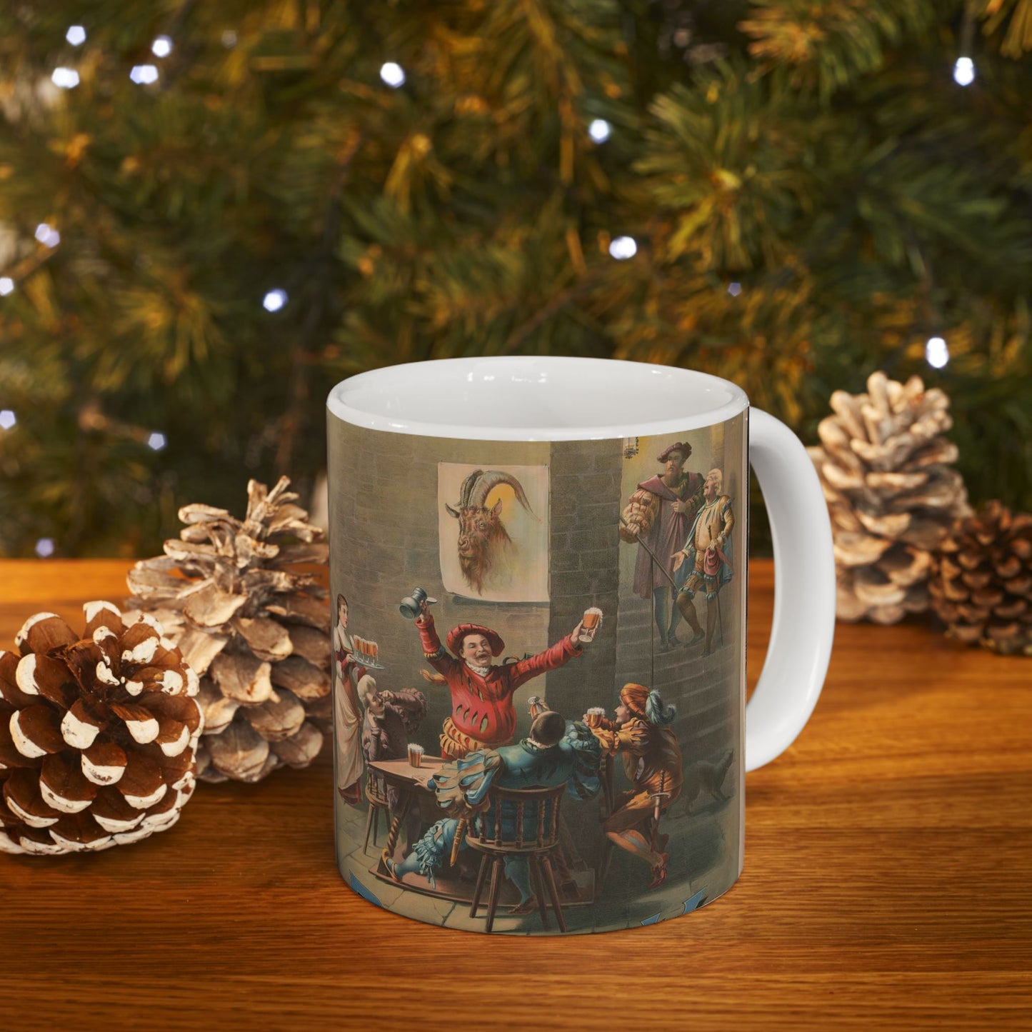 Bock, "Auerbach's keller" - Print, Library of Congress collection Beautiful Novelty Ceramic Coffee Mug 11oz