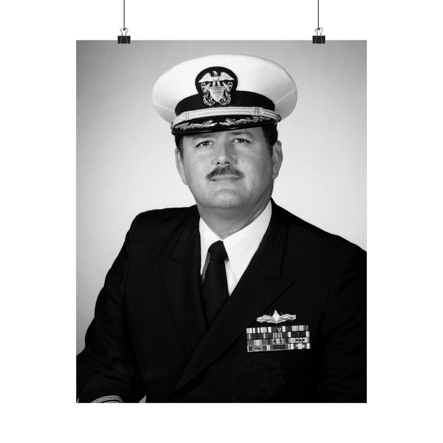 CDR Terry M. Wight, USN (covered) High Quality Matte Wall Art Poster for Home, Office, Classroom