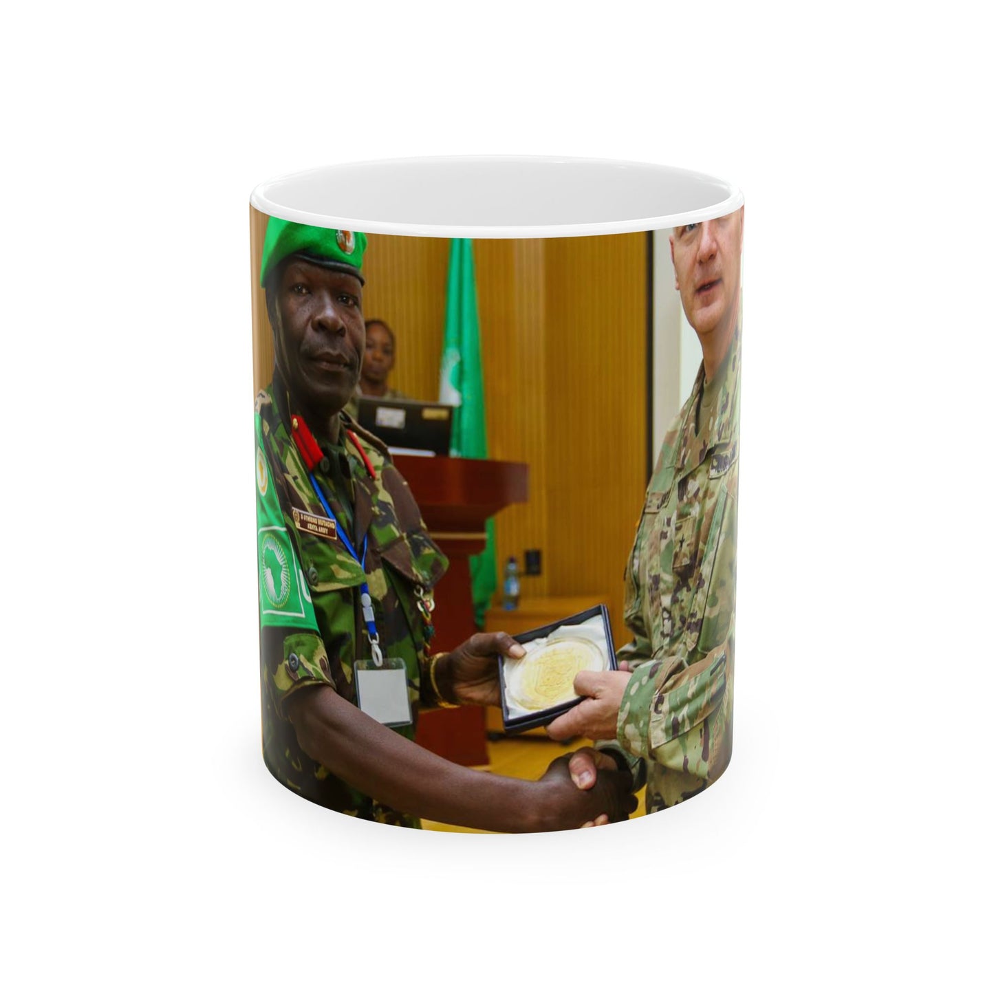 Brig. Gen. Jon Jensen, U.S. Army Africa deputy commander, Beautiful Novelty Ceramic Coffee Mug 11oz