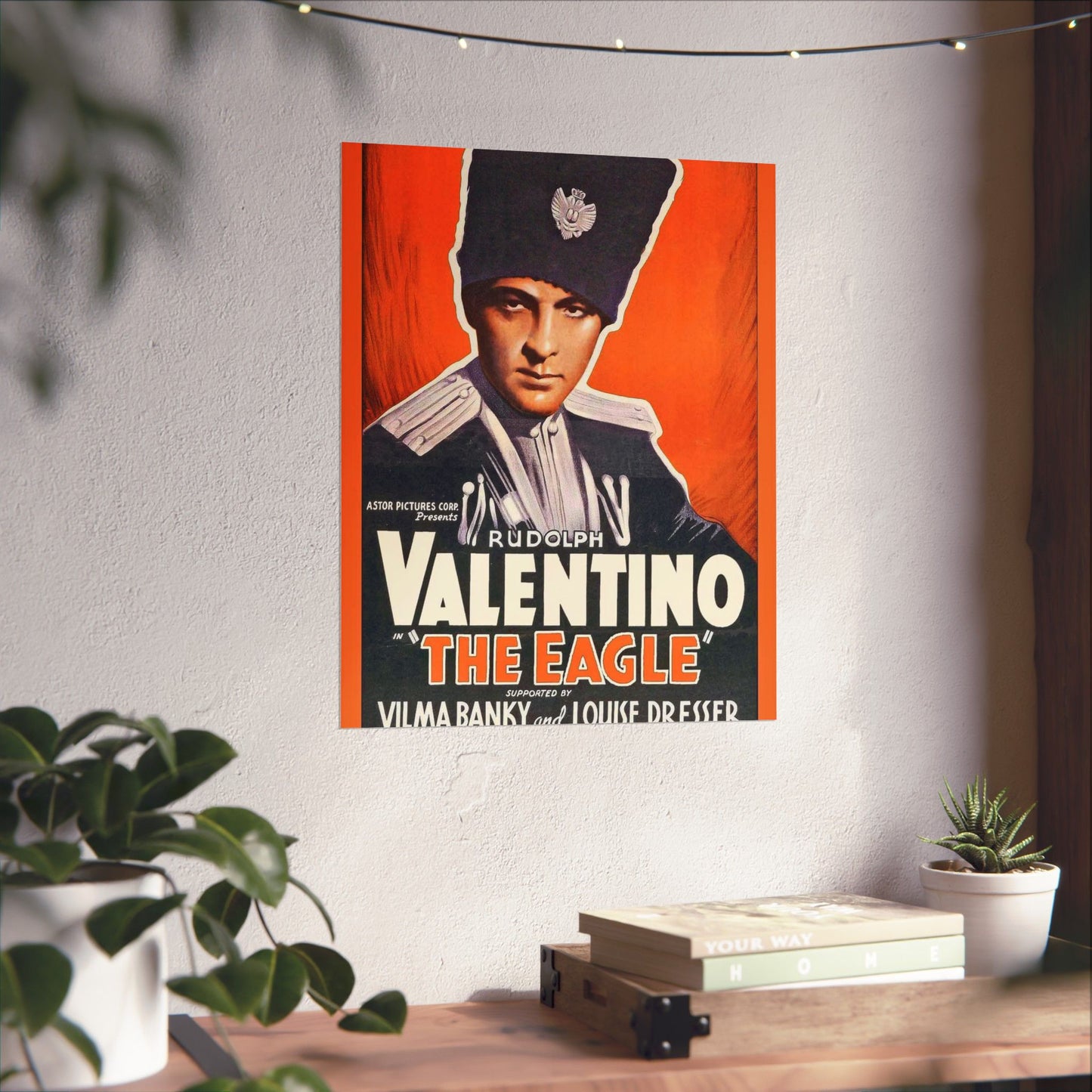 The-Eagle-1925-Rudolph-Valentino High Quality Matte Wall Art Poster for Home, Office, Classroom