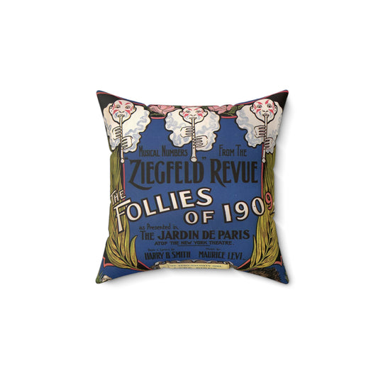 Moving day in Jungle town - Public domain American sheet music Decorative Accent Square Pillow