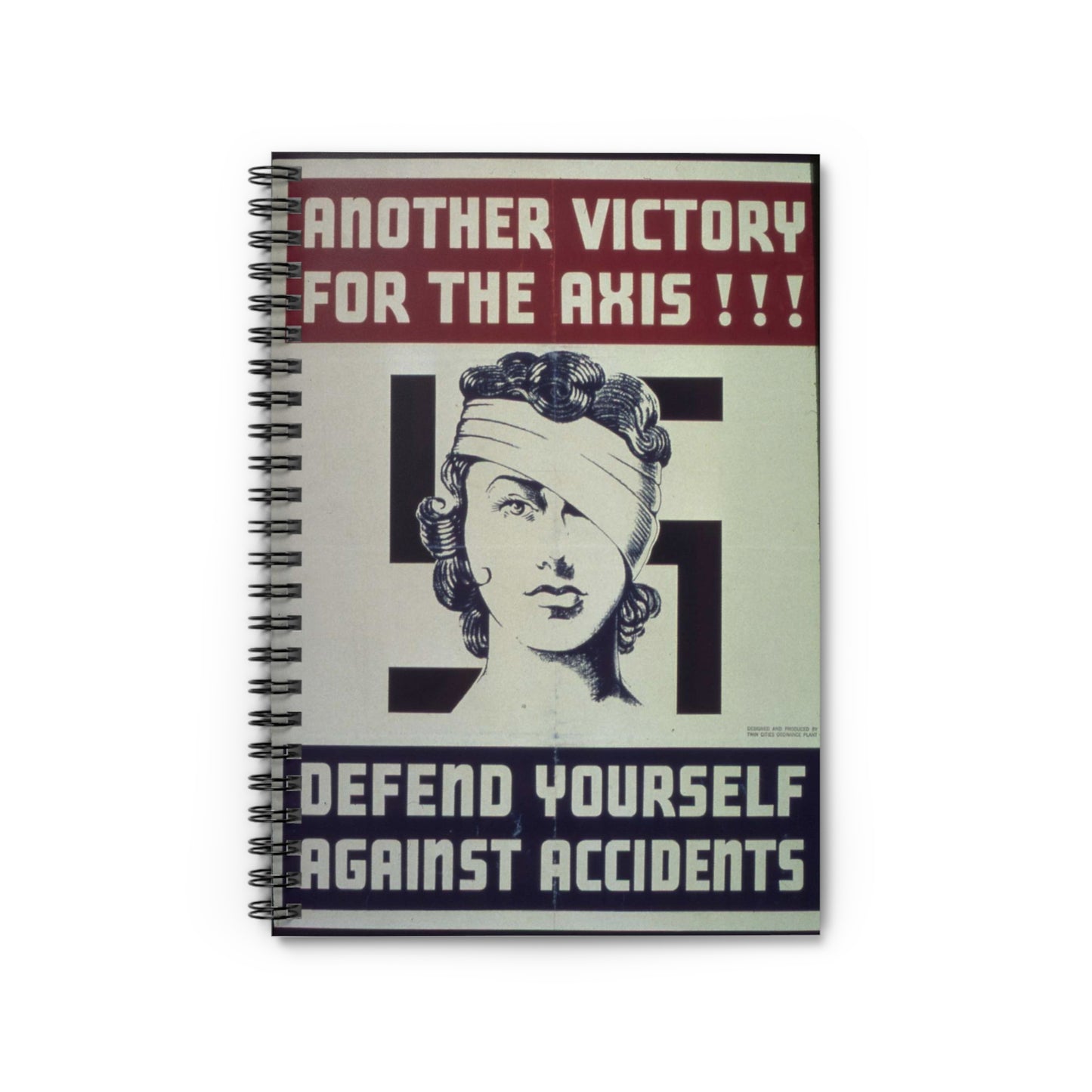 "Another victory for the axis^^" - NARA - 513863 Spiral Bound Ruled Notebook with Printed Cover