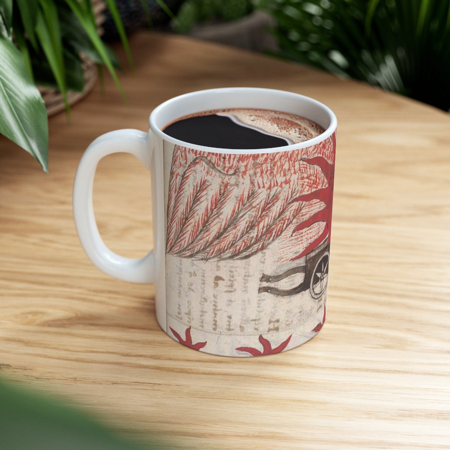 Sun from BL Sloane 1171, f. 100v Beautiful Novelty Ceramic Coffee Mug 11oz
