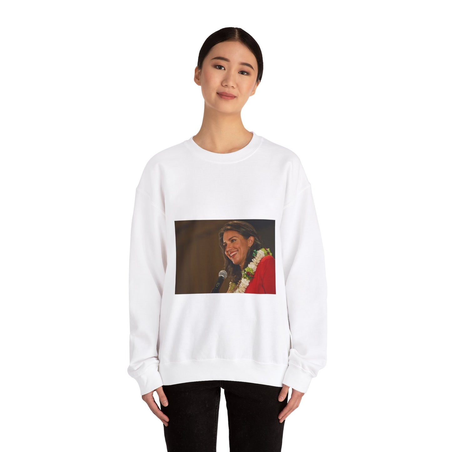 United States Representative for Hawaii's second White Heavy Blend Adult Crew Neck SweatShirt