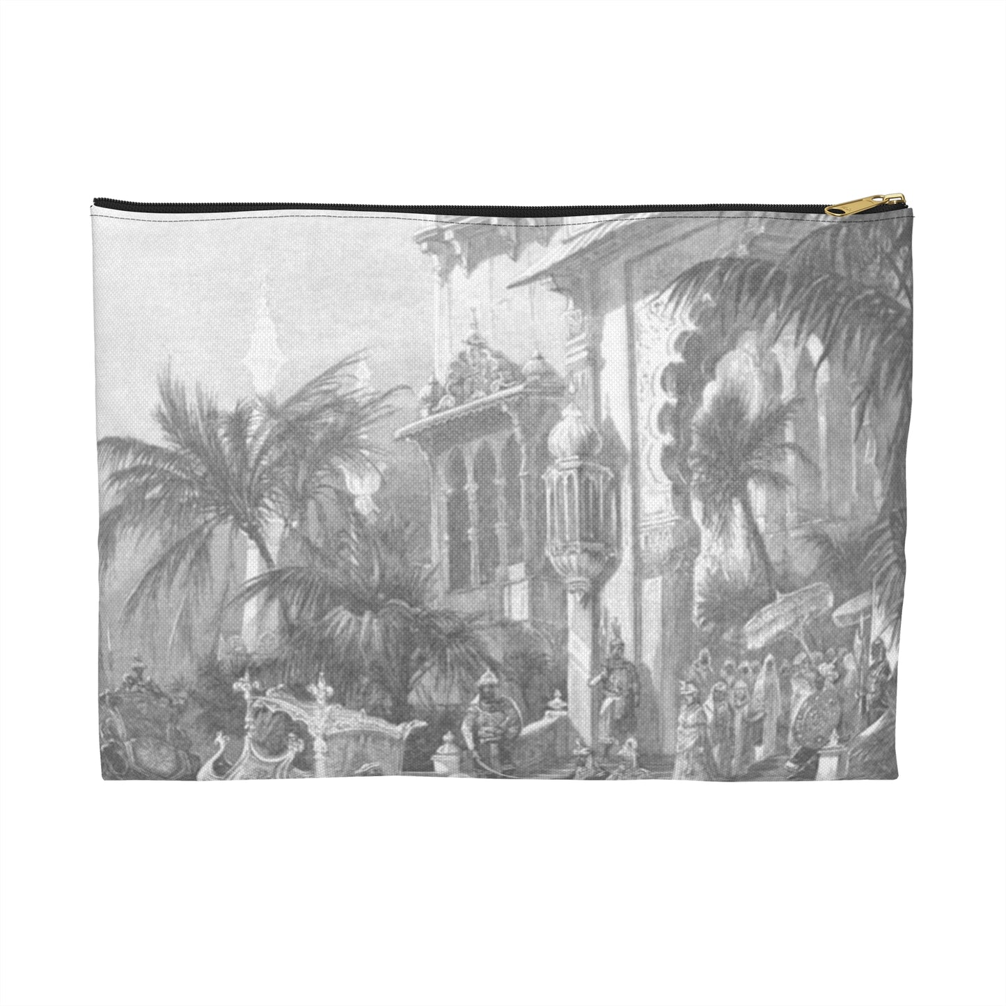 Journey to the East - Nicolas II Asia Tour by Ukhtomsky Large Organizer Pouch with Black Zipper