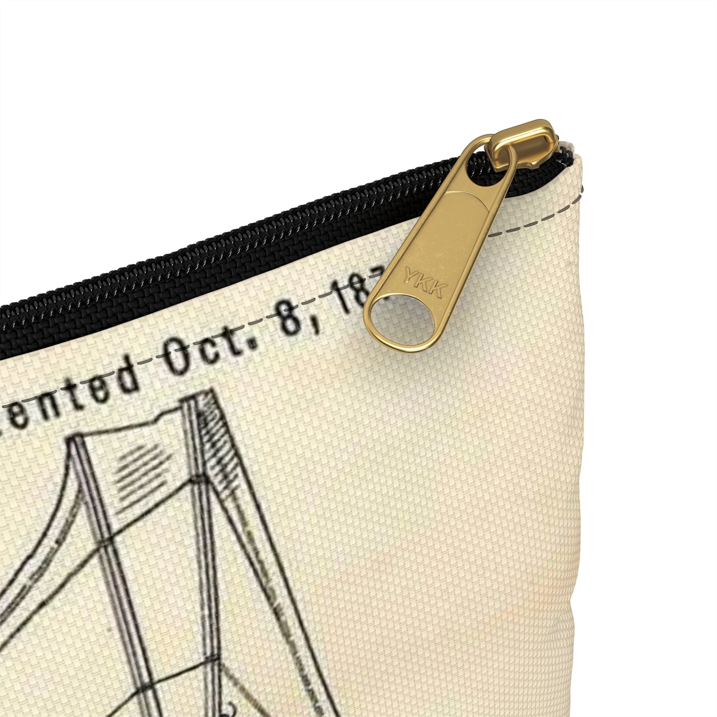 Patent Case File No. 132,022, Flying Apparatus, Inventor- Watson F. Quinby - DPLA - 1408d735868117dc44f964123674e332 (page 32) Large Organizer Pouch with Black Zipper