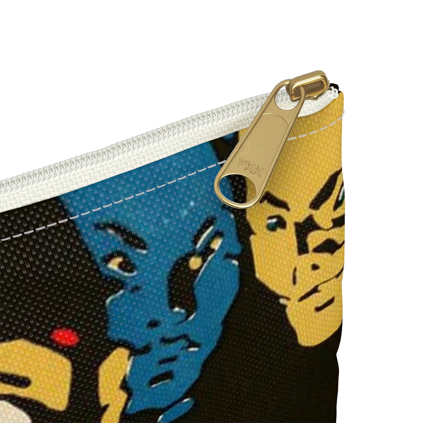 The Sign of the Poppy - Vintage movie public domain poster Large Organizer Pouch with Black Zipper