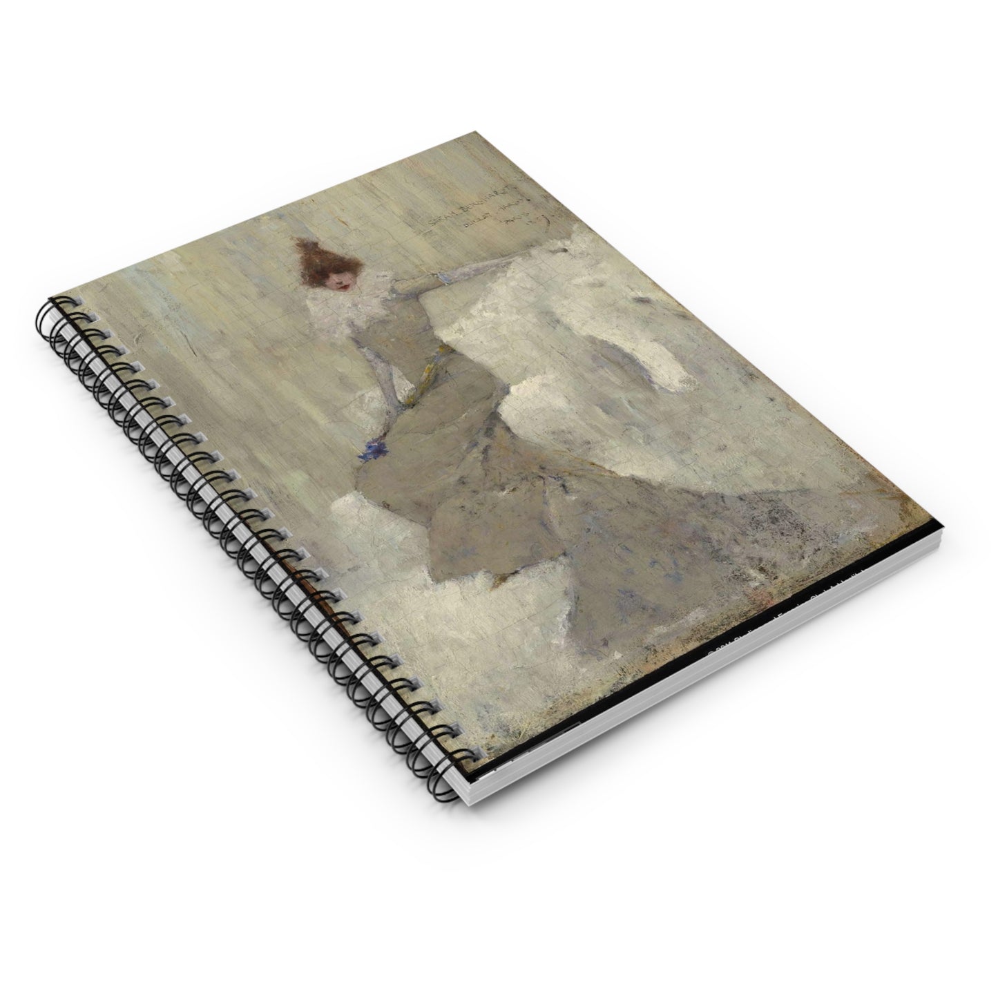 Dudley Hardy - Sarah Bernhardt - 1955.760 - Clark Art Institute Spiral Bound Ruled Notebook with Printed Cover