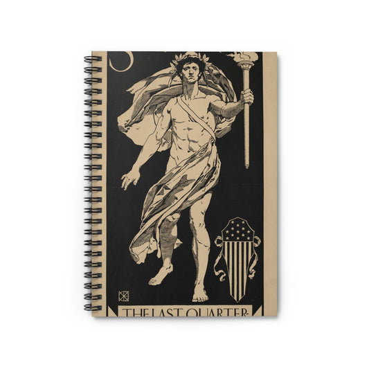 Scribner's, the last quarter century in America Spiral Bound Ruled Notebook with Printed Cover