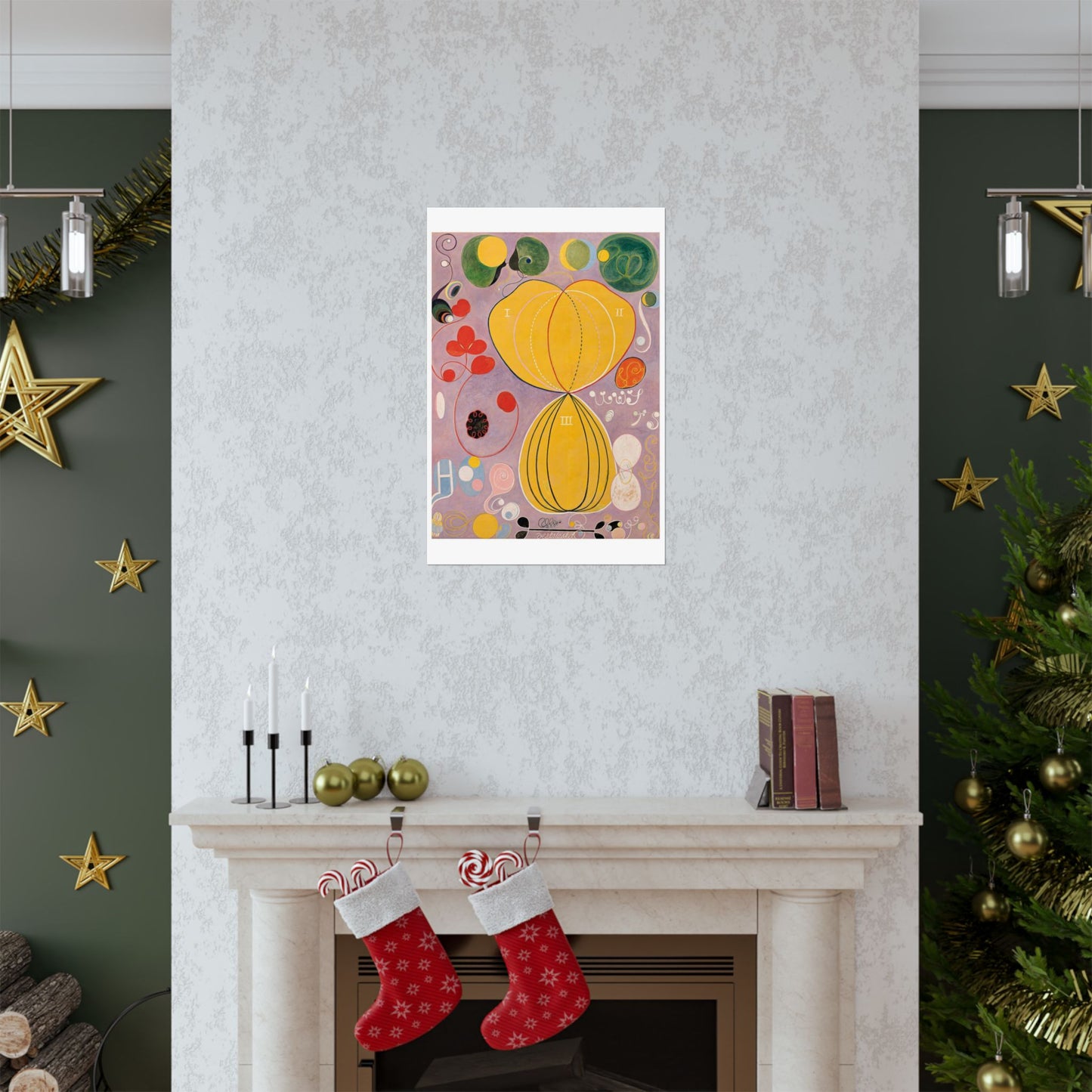 Hilma af Klint - The Ten Largest No. 7 - Adulthood - 1907 High Quality Matte Wall Art Poster for Home, Office, Classroom