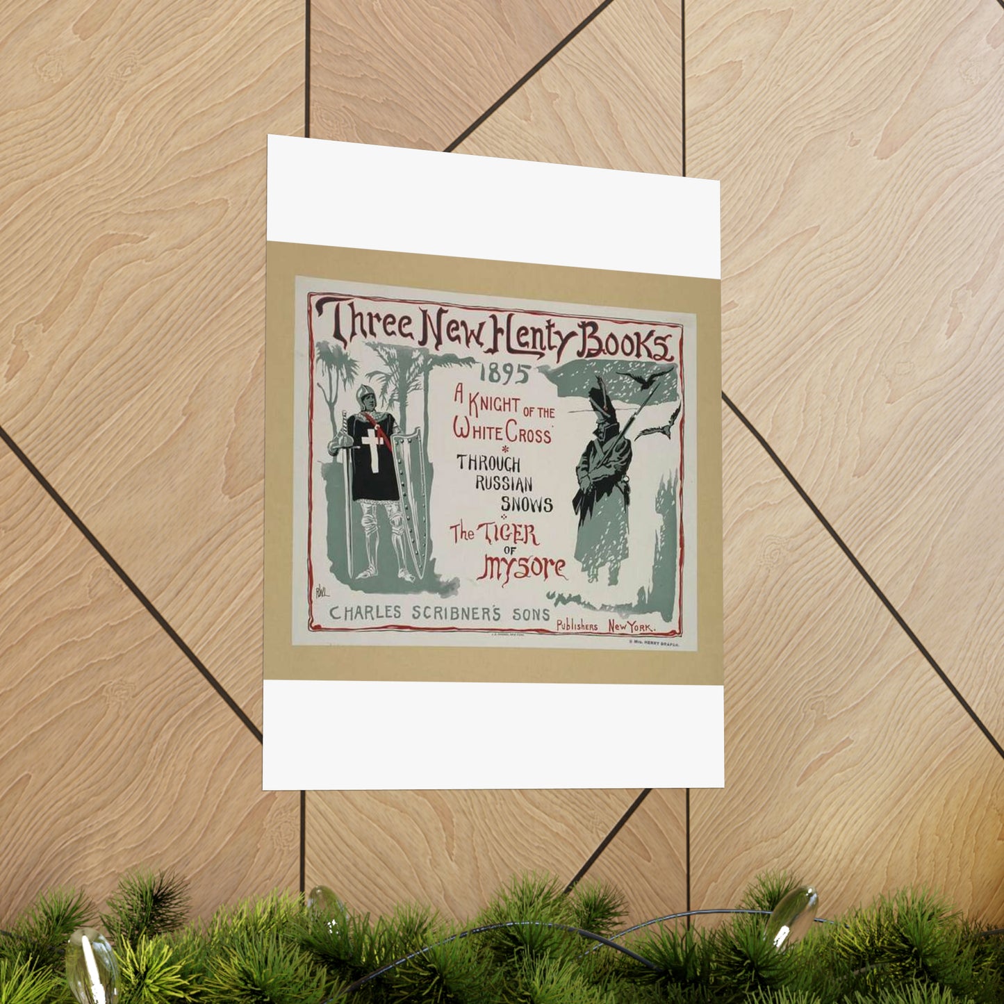 Three new Henty books., Art Nouveau Poster High Quality Matte Wall Art Poster for Home, Office, Classroom