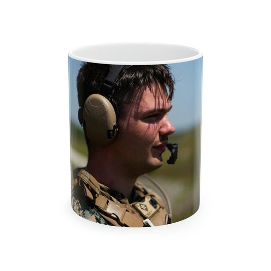 U.S Marine Corps Cpl. Douglas Lemieux, a fire support Beautiful Novelty Ceramic Coffee Mug 11oz