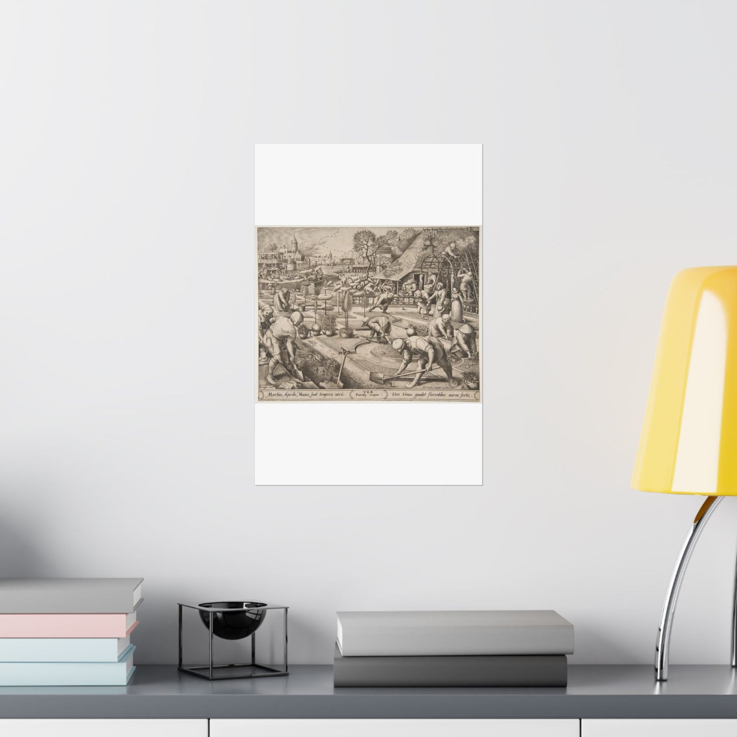 Pieter van der Heyden - Spring (Ver) from The Seasons High Quality Matte Wall Art Poster for Home, Office, Classroom