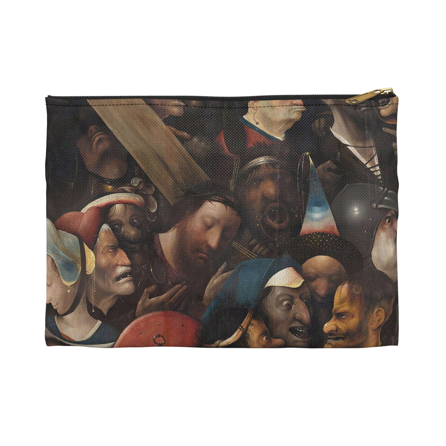 Christ Carrying the Cross, ca. 1510-1535 Large Organizer Pouch with Black Zipper