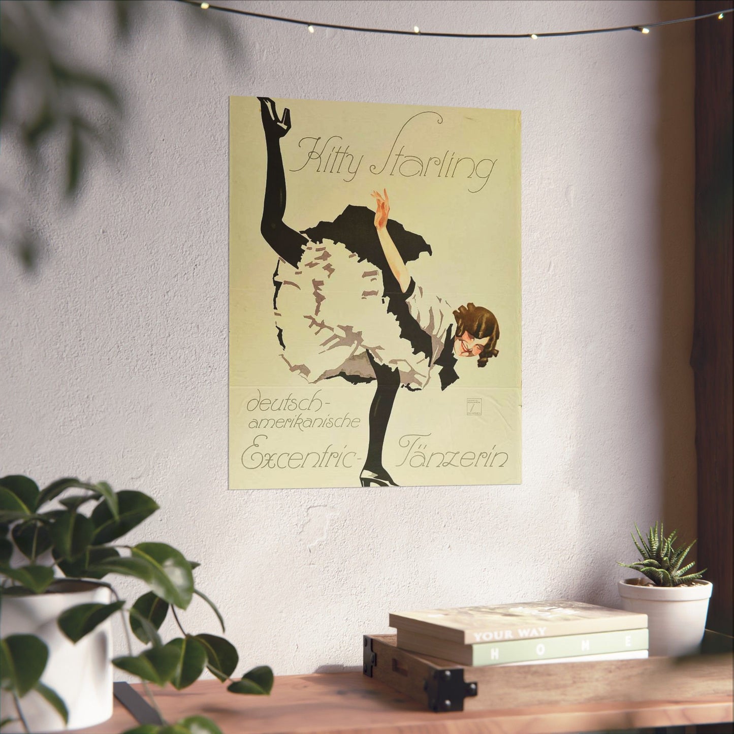 Kitty Starling - deutsch-amerikanische Excentric-Tänzerin, 1914 High Quality Matte Wall Art Poster for Home, Office, Classroom