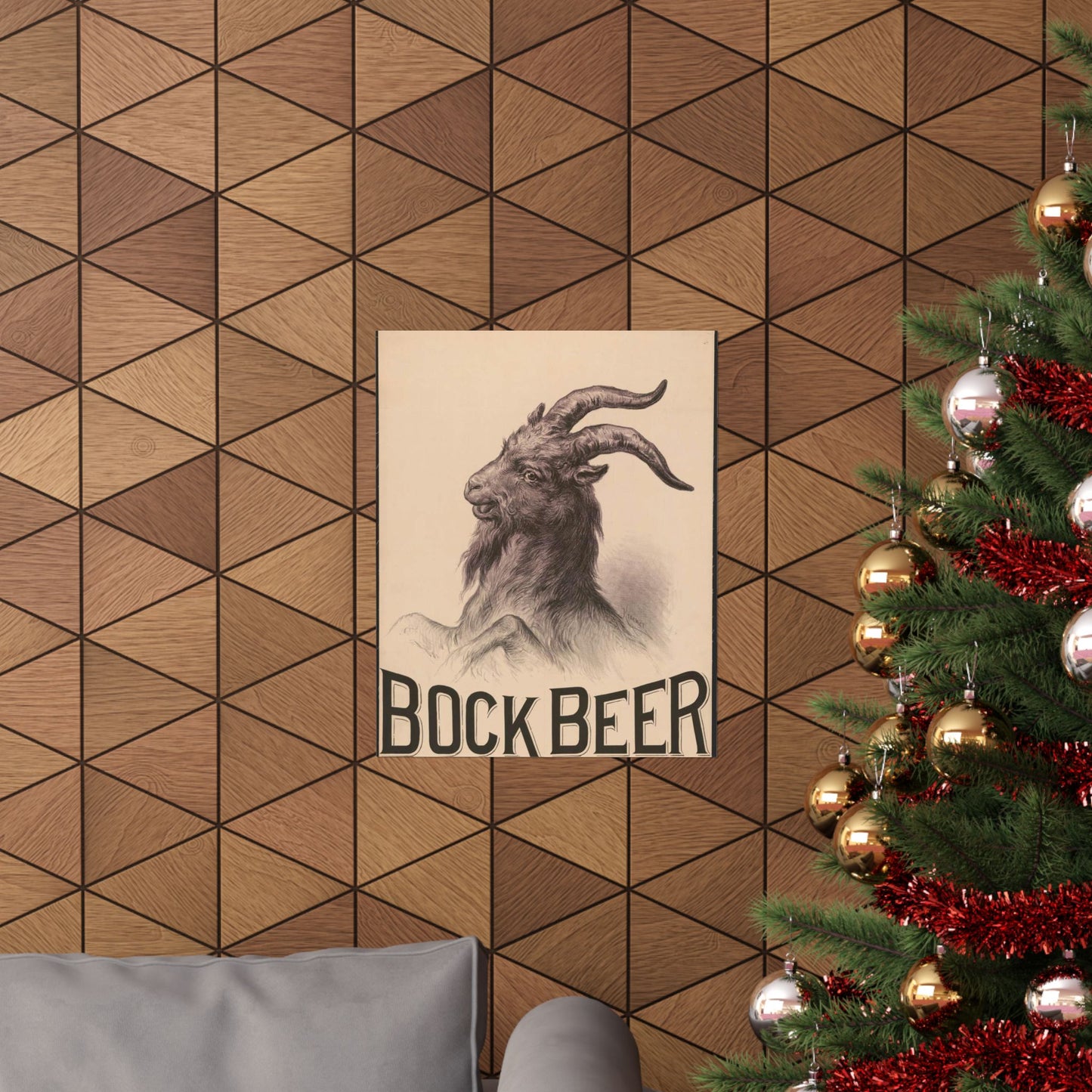 Bock Beer - Print, Library of Congress collection High Quality Matte Wall Art Poster for Home, Office, Classroom