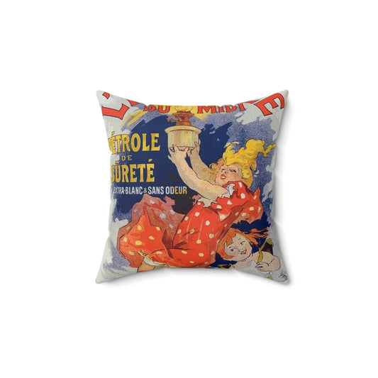 Affiche pour l' "Auréole du Midi". Decorative Accent Square Pillow