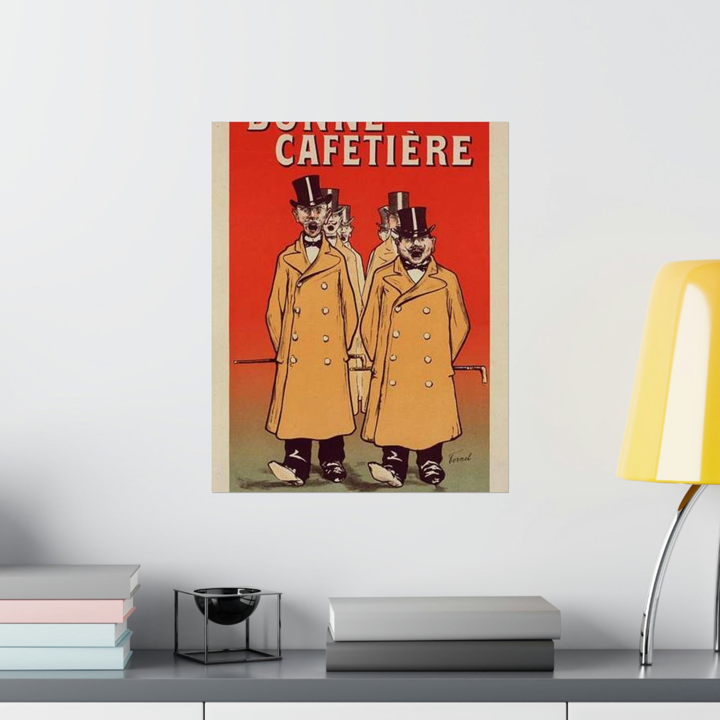 Affiche pour la "Chicorée Bonne Cafetière". High Quality Matte Wall Art Poster for Home, Office, Classroom