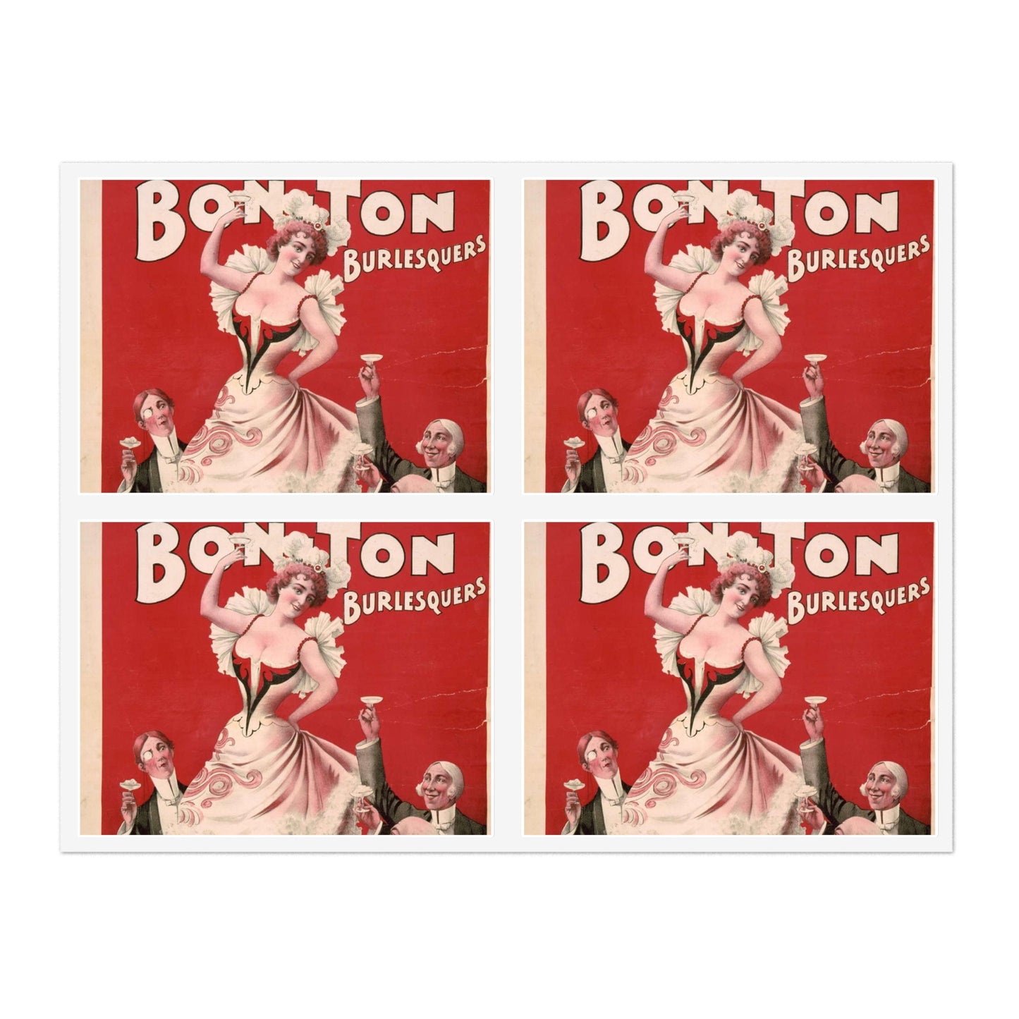 Bon Ton Burlesquers 365 days ahead of them all. Laminated UV Protective Vinyl Stickers
