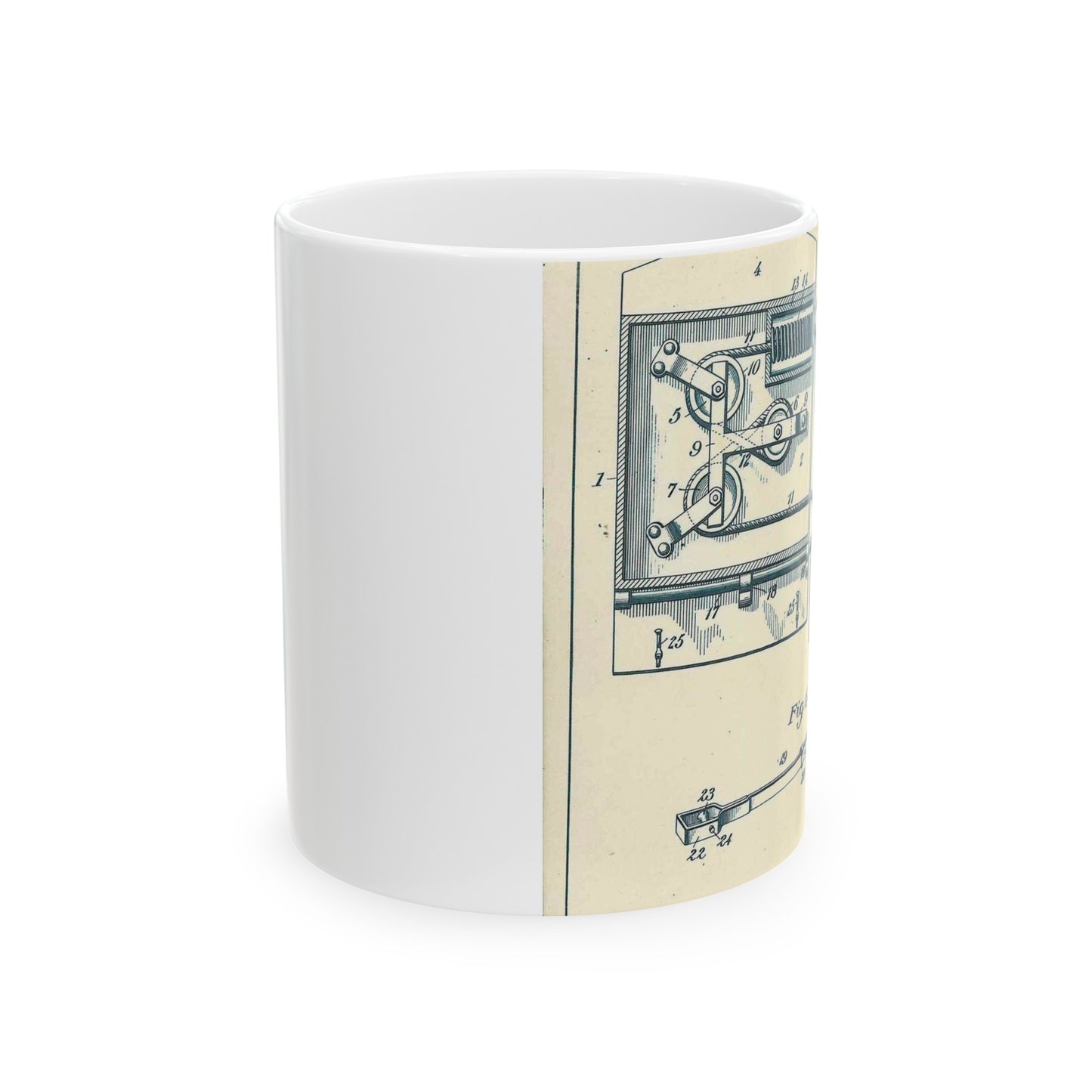 Patent Case File No. 630,902, Fire Escape, Inventor- John Laming - DPLA - 86fd3ca465dbd3fd9720fd06f826af5c (page 14) Beautiful Novelty Ceramic Coffee Mug 11oz